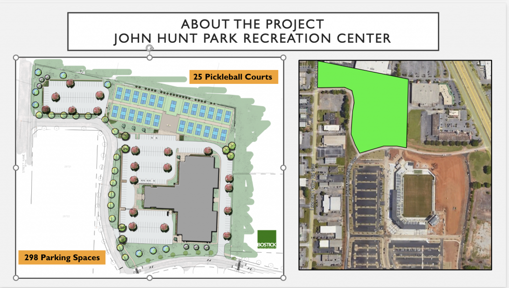 Rendering of the John Hunt Park Recreation Center